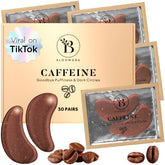BLOOMORA parches de cafeína para ojos con 30 pares para revitalizar la mirada