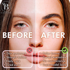 Bloomora laminación de cejas kit 2 en 1 para cejas definidas en casa.