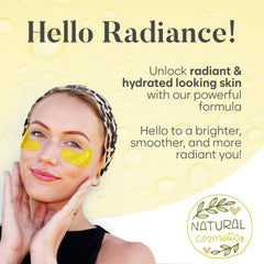 BLOOMORA parches día vitamina C: iluminan la mirada y aportan frescura.