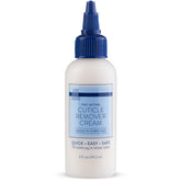 Blue Cross crema remover cutículas en botella, aplicación precisa y profesional.