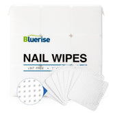 BLUERISE toallitas sin pelusa para uñas, paquete de 1200, absorben sin dejar fibras.