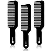 Boao peine para corte plano, negro, delineación suave