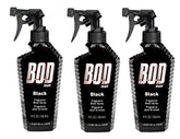 Bod Man aerosol corporal negro: botella de 237 ml, ideal para uso diario.