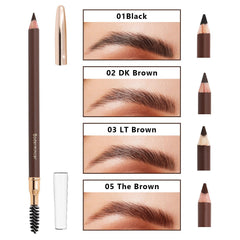Bodermincer lápiz cejas gris, opción suave para look natural.