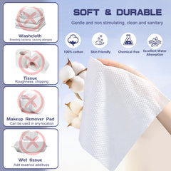 Uso seco y mojado con BODFPPC, ideal para desmaquillar.