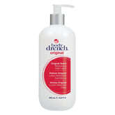 Body Drench loción original en botella para hidratación diaria y piel suave.