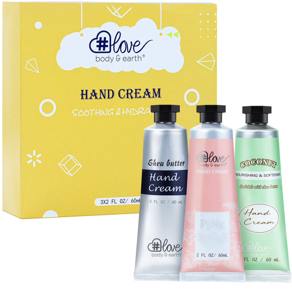 Body & Earth # Love: caja-regalo crema manos, ideal para regalo y cuidado diario.