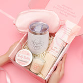 BODY & EARTH set spa rosa regalo para autocuidado diario.