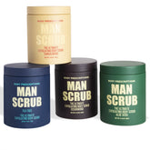 Body Prescriptions exfoliante corporal para hombre en frasco con tapa twist, limpieza profunda suave.