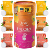 Body Restore bombas de ducha aromáticas Citrus: 6-pack para relajación.