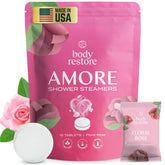 Body Restore: bombas de ducha rosa para relajación en casa