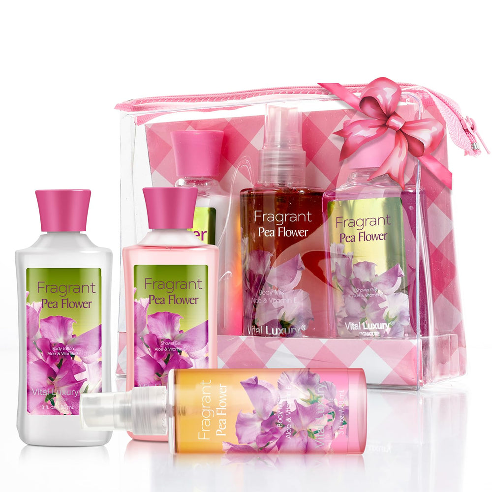 Bodybeau gel fragancia flor de guisante para spa diario.