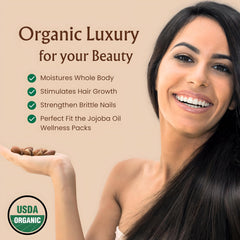 BodyJ4You Aceite de Jojoba para uñas, fortalecimiento y crecimiento natural.