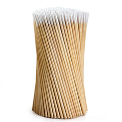 Boesma hisopos puntuales de algodón con palitos de madera para retoques precisos.