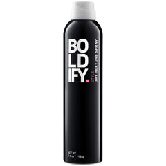 Boldify Dry Texture Spray frente a la botella, volumen ligero y movimiento natural.