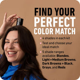 Boldify Hair Fibers shade swatches let you compare 14 colors to find your best match.