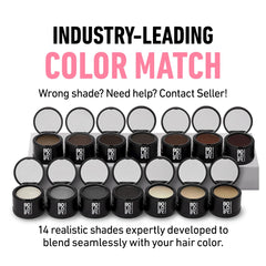 BOLDIFY Hairline Powder ofrece efecto natural para líneas de raíz discretas.