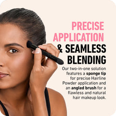 Boldify pincel polvo contorno cabello ofrece difusion suave para contornos.