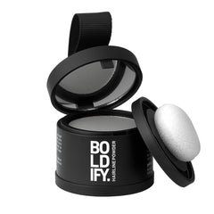 Boldify Polvo de línea capilar, aplicación compacta para retoques rápidos