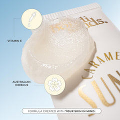 Bondi Sands Sunny Kiss SPF 60 Coconut Crush, textura cremosa para labios.