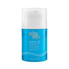 Bondi Sands Gradual Tan Face Lotion: envase visible, tono natural y suave.