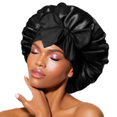 BONNET QUEEN bonete seda dormir mantiene el cabello ordenado toda la noche.