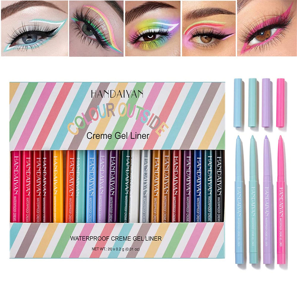Delineadores Bonnie Choice coloridos para delineado duradero y a prueba de agua