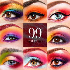Sombras BONNIE CHOICE con texturas mate, metalizados y brillos para distintos acabados.