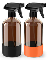 La botella Bontip atomizador-ambar ofrece protección UV para líquidos sensibles.