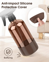 Set de dos botellas Bontip reutilizables para limpieza y cuidado diario.