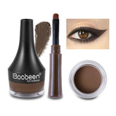 Boobeen Eyeliner Gel textura negra sedosa para delineados intensos.