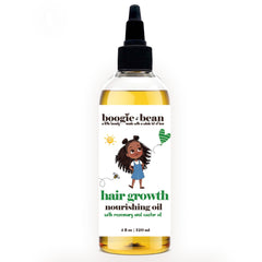 Boogie y Bean masaje cabelludo con aceite, sensación suave que nutre