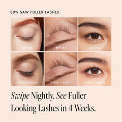 Borboleta Lash Serum, aplicador cepillo para una aplicación precisa y suave.