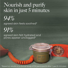 Close-up of mud texture shows mineral-rich formula for cleansing benefits
