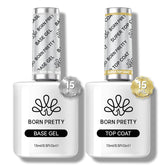 Born Pretty Base Gel para uñas mejora adhesión y durabilidad de la manicura.
