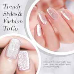 Born Pretty Cat Magnetic Eye Gel Nail Polish aplicación fácil y rápida