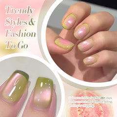 Born Pretty Cat Magnetic Eye Gel Esmalte, acabado gel brillante y sedoso.