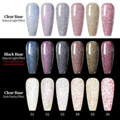 Born Pretty gel efecto discoteca para looks nocturnos y fiestas.