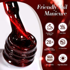 Born Pretty: esmalte gel con efecto magnético y brillo intenso