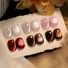 Born Pretty Esmalte gel magnético ojo gato, 6 colores brillantes con alto brillo.