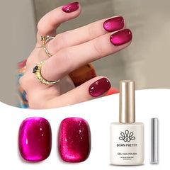 Born Pretty Esmalte Gel Ojo de Gato Fruta Dragón, ideal para uñas con efecto magnético en casa.