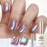 Born Pretty esmalte gel ojo gato magnético para un efecto único en uñas.