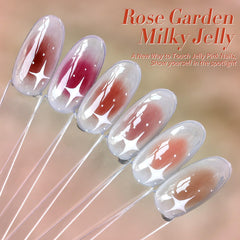 Born Pretty esmalte gel transparente rosado para un aspecto translúcido suave