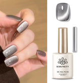 Born Pretty gel magnético ojo de gato gris Moonlight, botella de 15 ml para uso doméstico.