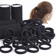 Lazo negro Borsicge sin costuras para peinados suaves y confortables.