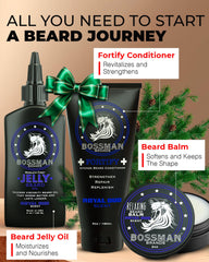 Aceite Jelly para barba de Bossman, hidratación y cuerpo.