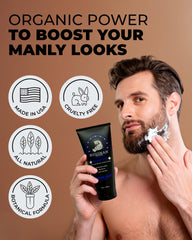 Condicionador fortificante para barba Bossman, fortalecimiento desde la raíz.