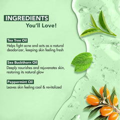 Espuma cremosa Botanic Hearth con árbol de té