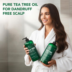 Botanic Hearth acondicionador arbol de te, etiqueta y envase