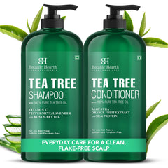 Botanic Hearth champú con árbol de té, limpieza fresca para cuero cabelludo